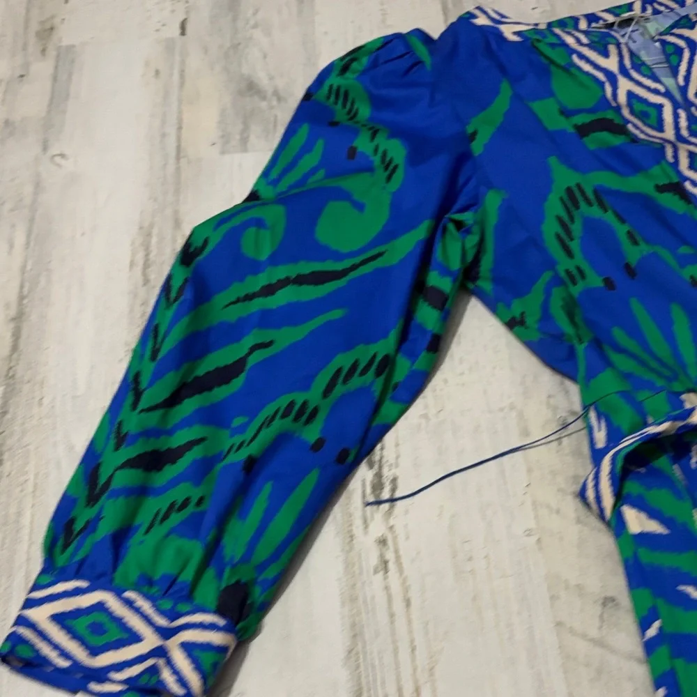 Tyler Boe Kelsey Cotton Graphic Dress Size Small - Picture 8 of 11